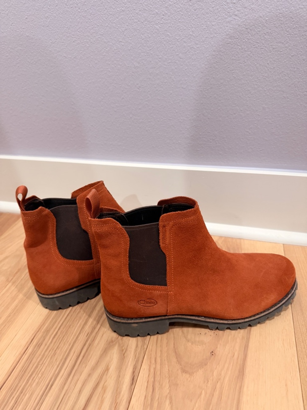 Chaco Women's Rust Suede Chelsea Ankle Boots